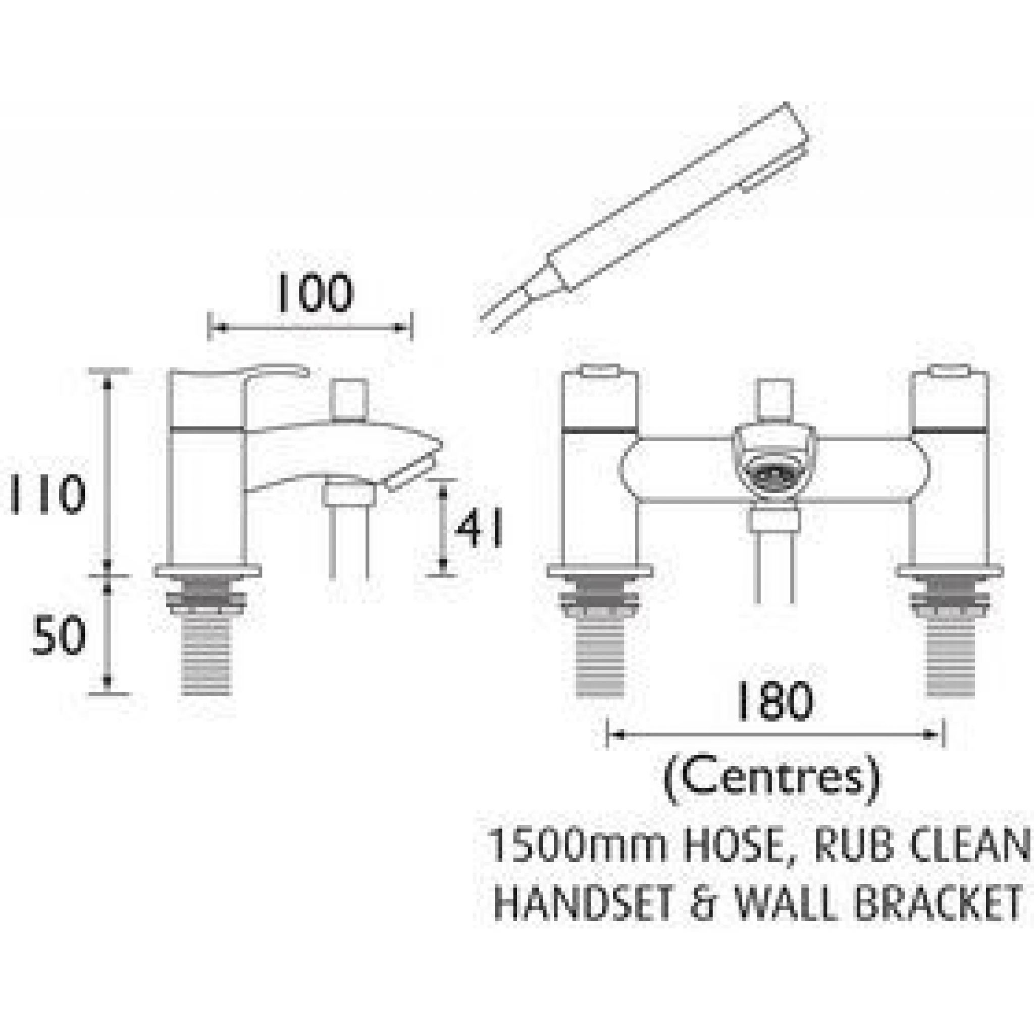 Bristan Capri Bath Shower Mixer