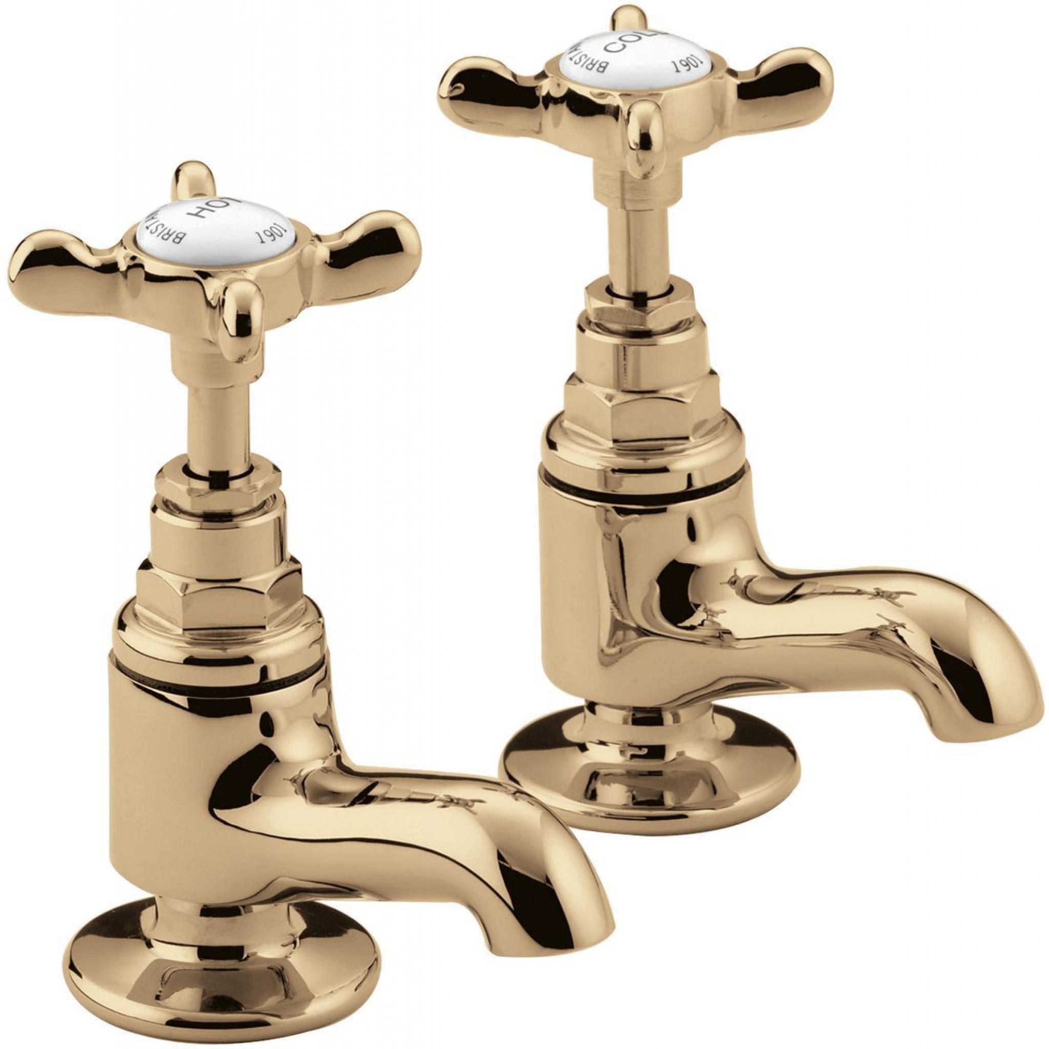 Bristan Vanity Basin Taps Gold