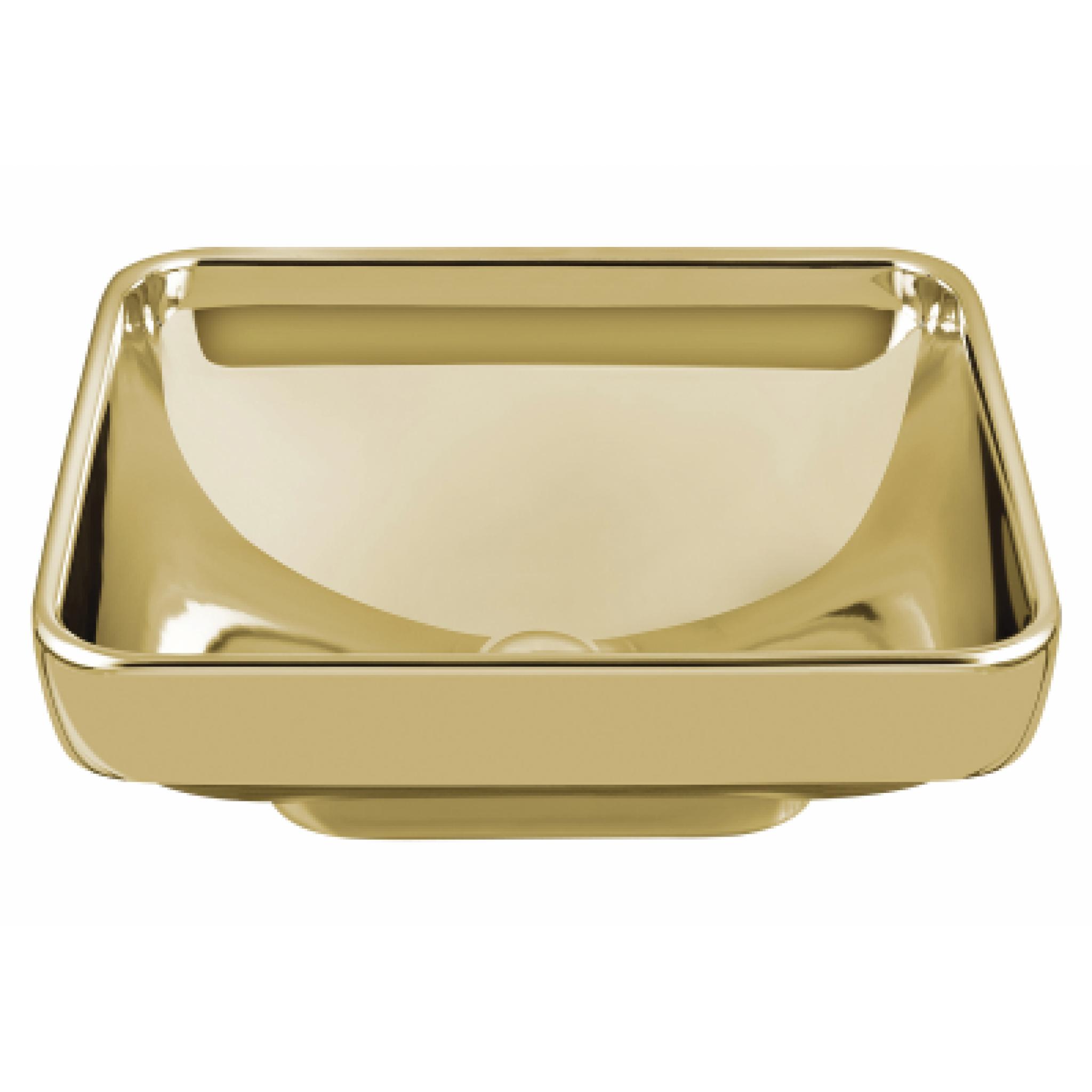 Vitra Water Jewels Square Bowl, 40 cm, Gold