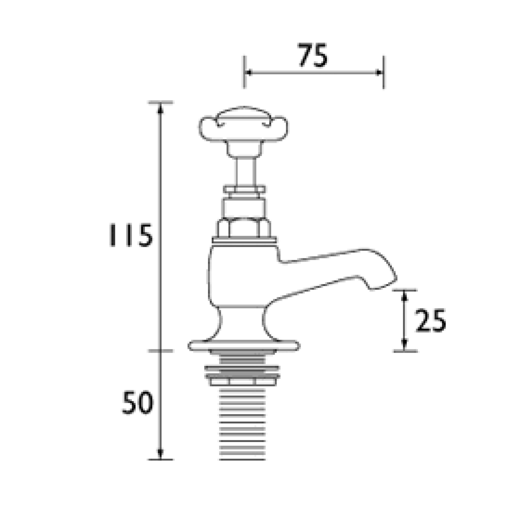 Bristan Vanity Basin Taps Gold