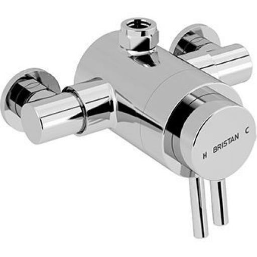 Bristan Thermostatic Exposed Dual Control Shower Valve (Top Outlet)