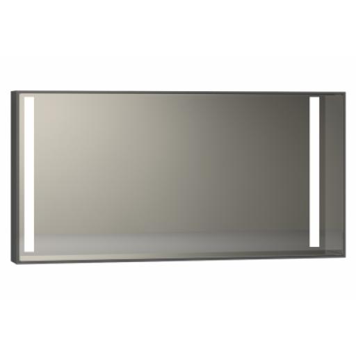 Vitra Memoria Illuminated Mirror, 120 cm, Grey High Gloss
