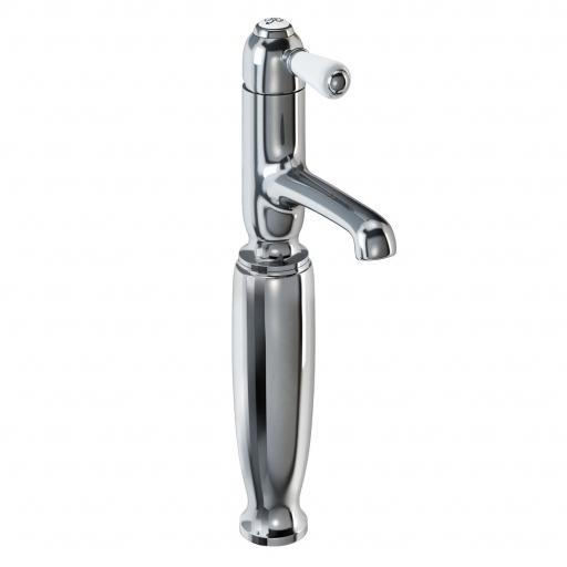 Burlington Chelsea straight tall basin mixer without waste