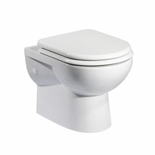 Tavistock Micra Wall Hung WC Pan and Soft Close Seat
