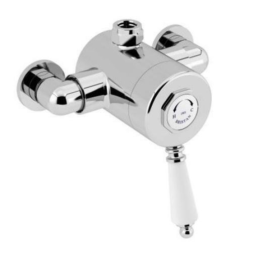 Bristan Thermostatic Exposed Single Control Shower Valve- Top Outlet