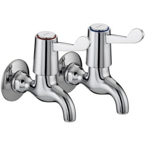 Bristan Lever Bib Taps With 6" Levers
