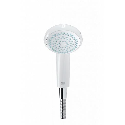 Mira Logic 4 Spray Showerhead - White